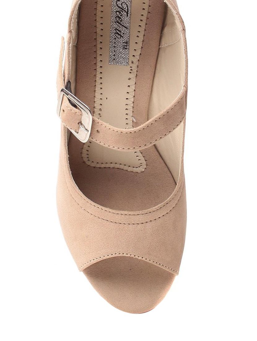 solid beige platforms wedge - 11787754 - Zoom Image - 4