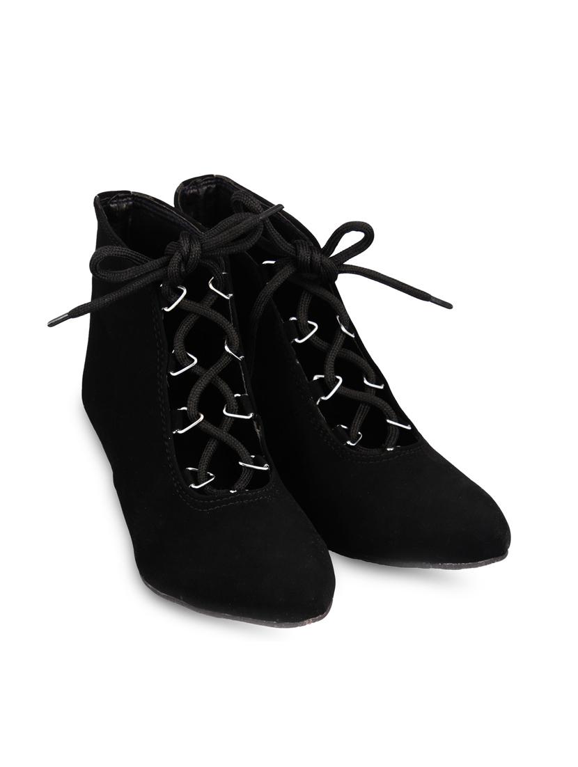 black patent leather ankle boots - 11807186 - Zoom Image - 4