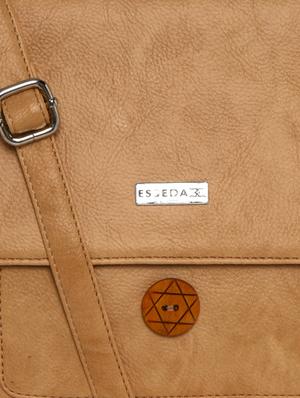 beige leatherette sling bag - 11808286 - Standard Image - 4