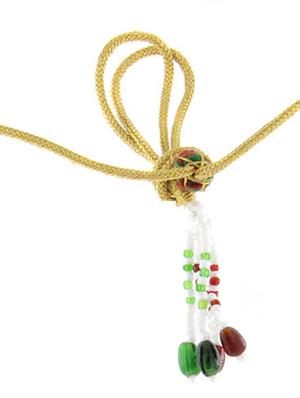 gold gold plated bridal necklace - 11826474 - Standard Image - 4