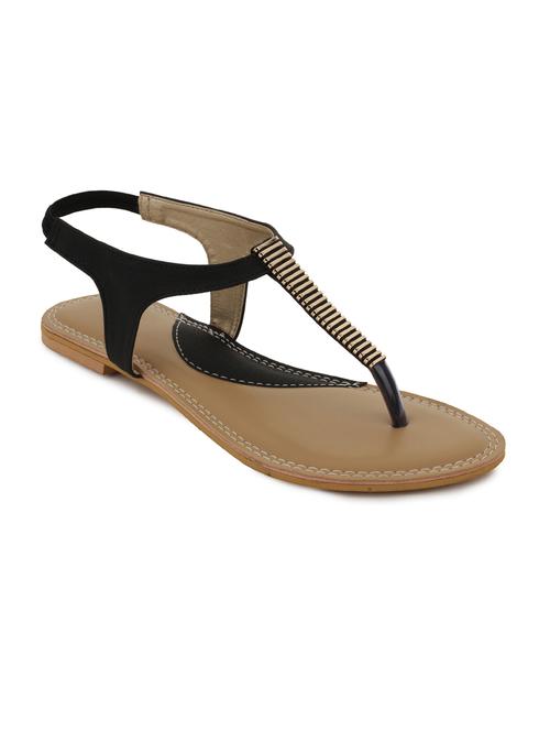 black suede back strap sandals - 11869360 - Standard Image - 1