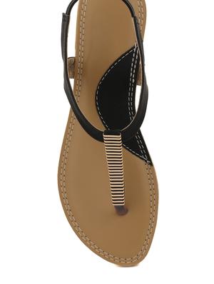 black suede back strap sandals - 11869360 - Standard Image - 4