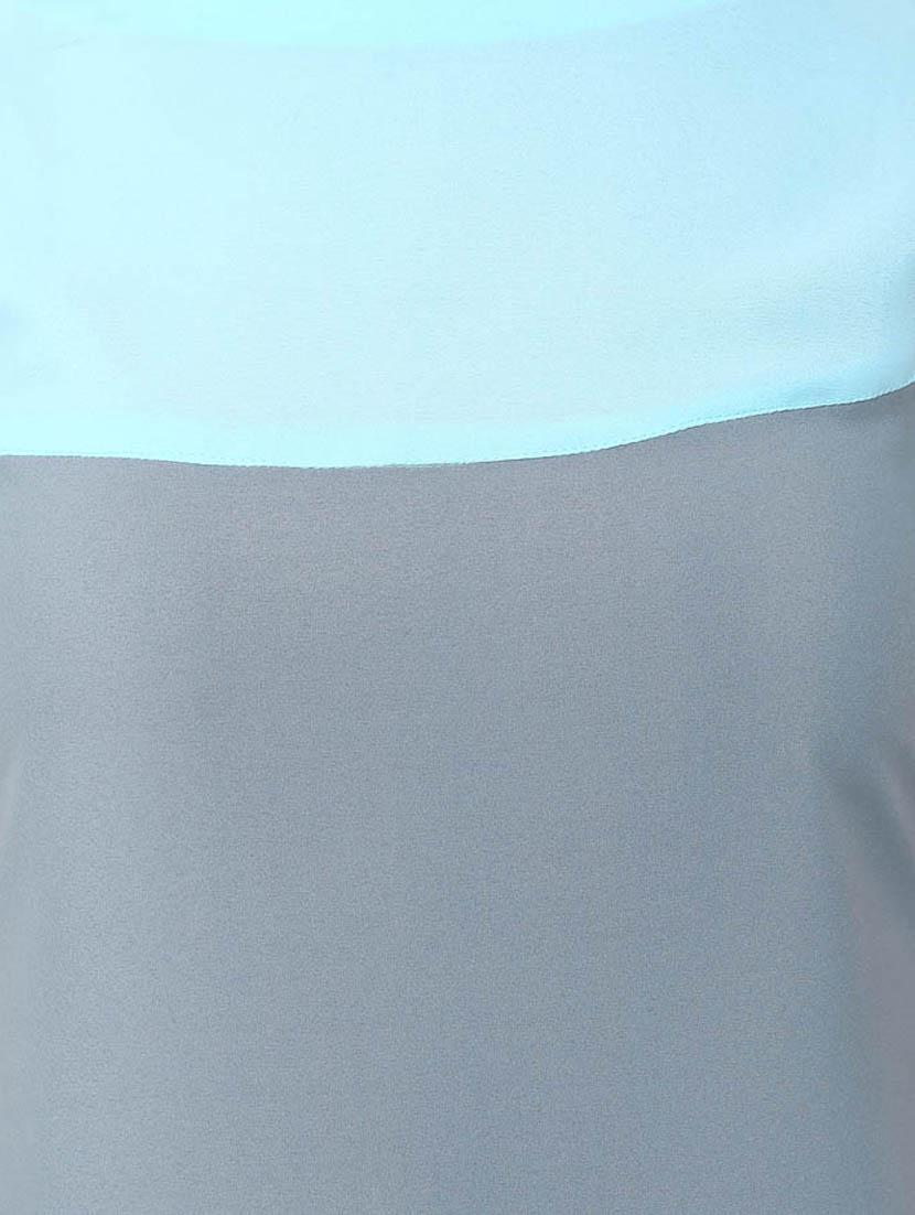 colour block long kurta - 11900666 - Zoom Image - 4