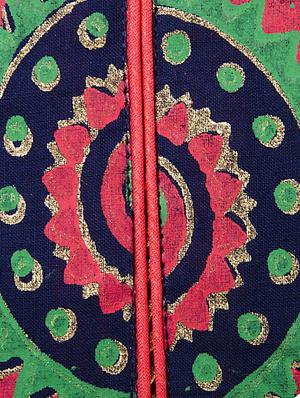 blue cotton straight kurta - 11911024 - Standard Image - 4