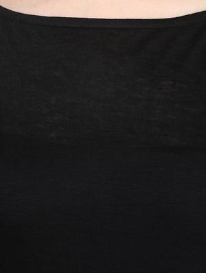 black viscose asymmetric top - 11913559 - Standard Image - 4