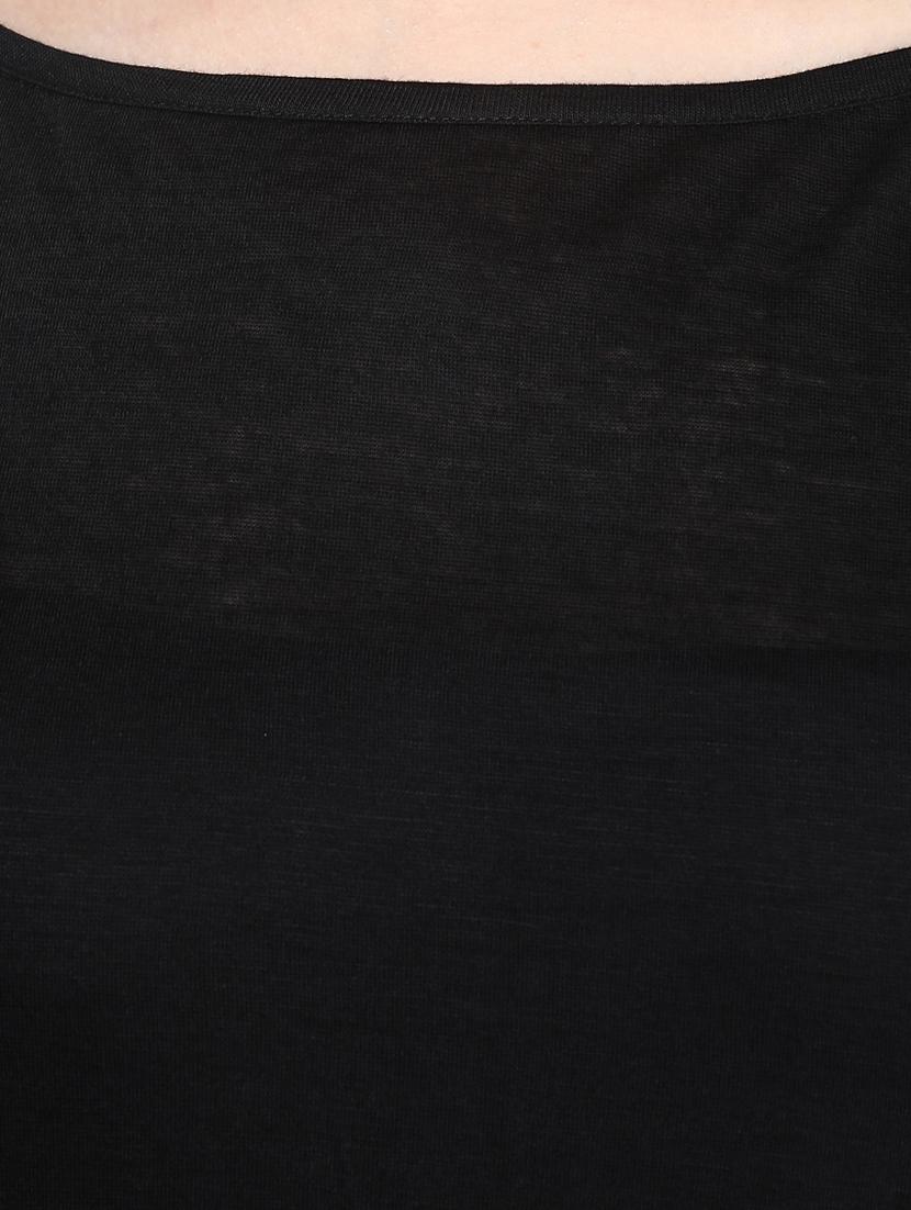 black viscose asymmetric top - 11913559 - Zoom Image - 4