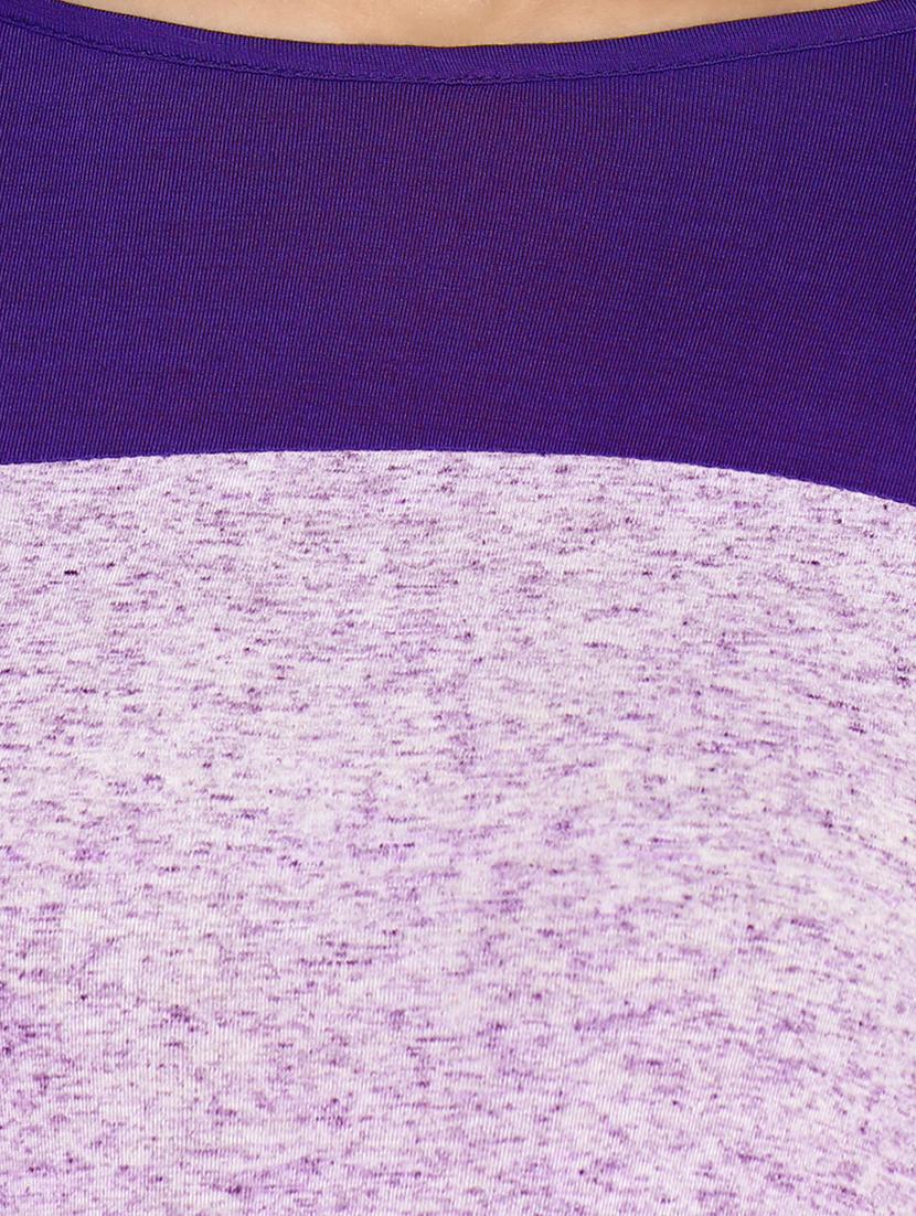 purple viscose regular top - 11913567 - Zoom Image - 4