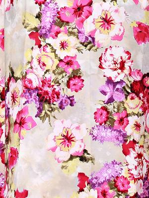 long sleeved floral maxi dress - 11949672 - Standard Image - 4