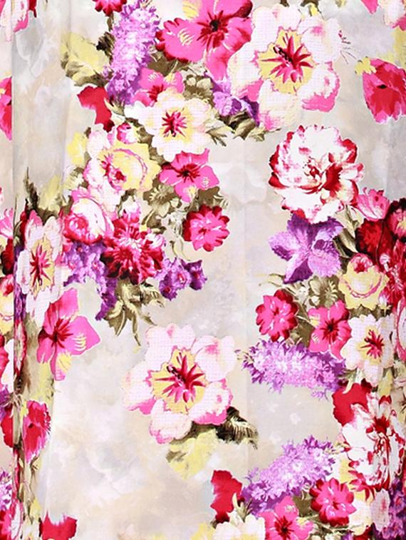 long sleeved floral maxi dress - 11949672 - Zoom Image - 4