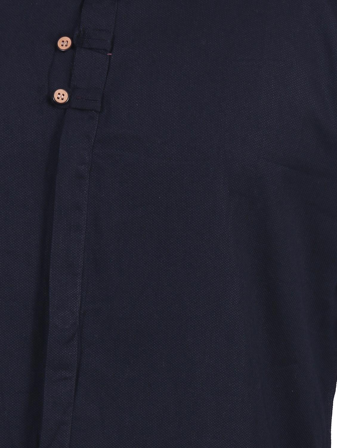 black cotton casual shirt - 11951225 - Zoom Image - 4