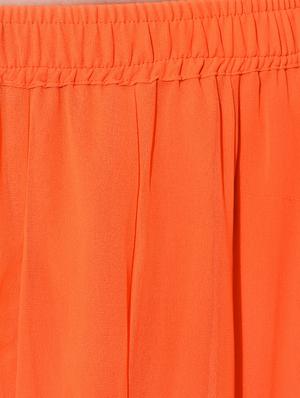 orange chiffon sharara - 11952697 - Standard Image - 4