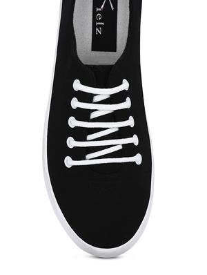 black canvas sneaker - 11960331 - Standard Image - 4