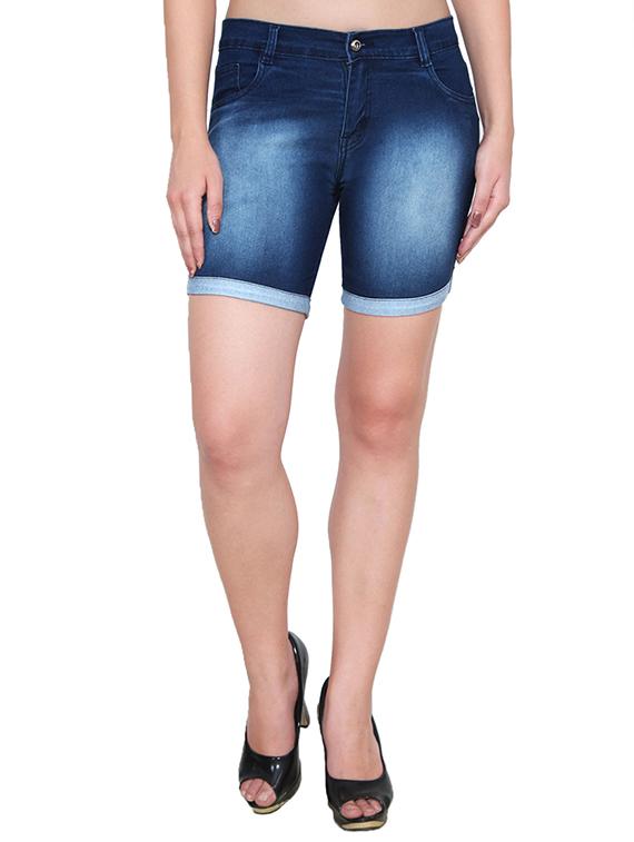 set of 3 multicolored denim shorts - 12079694 - Zoom Image - 4