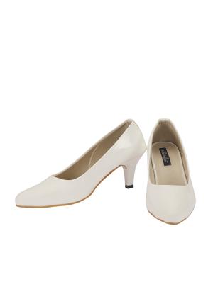 white patent leather pump - 12084399 - Standard Image - 4