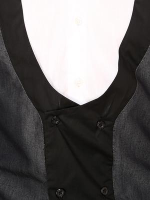 grey cotton casual shirt - 12096556 - Standard Image - 4