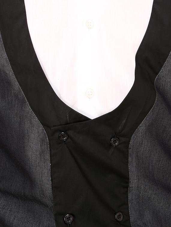 grey cotton casual shirt - 12096556 - Zoom Image - 4