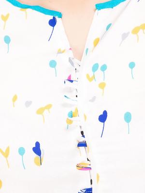 white crepe straight kurta - 12100809 - Standard Image - 4