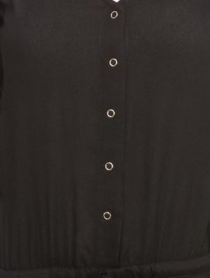 lace detail drawstring jumpsuit - 12124634 - Standard Image - 4