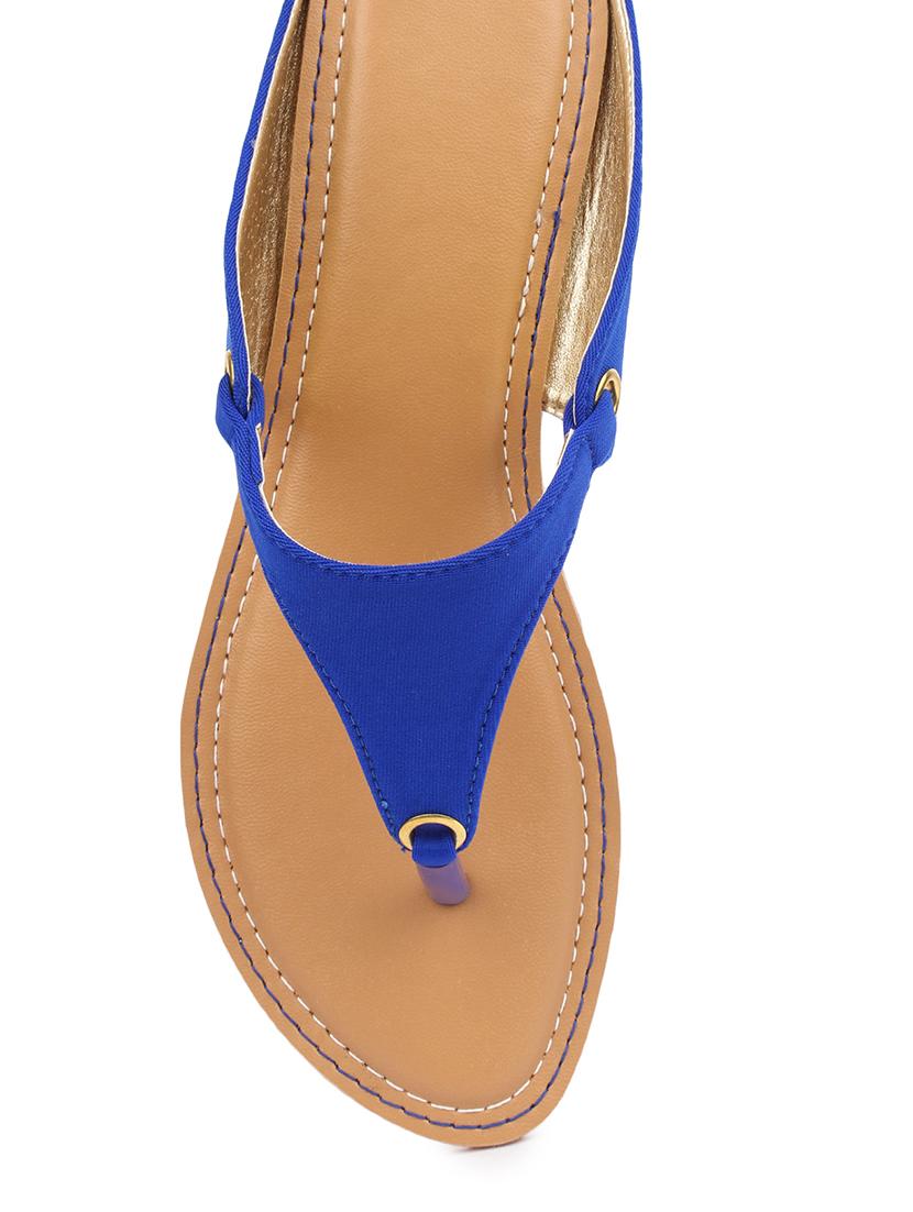 blue suede sandal - 12143877 - Zoom Image - 4