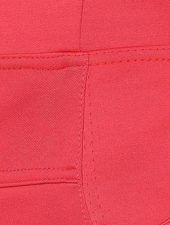 red cotton jeggings - 12150273 - Zoom Image - 4