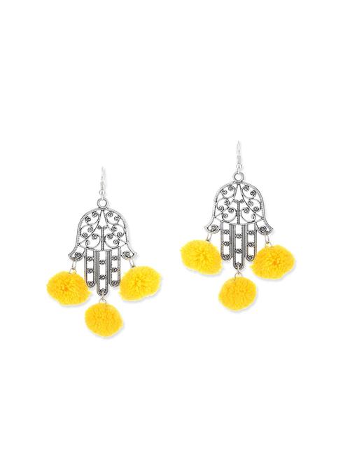 silver metal earrings - 12160776 - Standard Image - 1