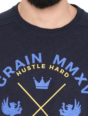 dark blue cotton tshirt - 12178166 - Standard Image - 4