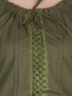dark green cotton top - 12186238 - Standard Image - 4