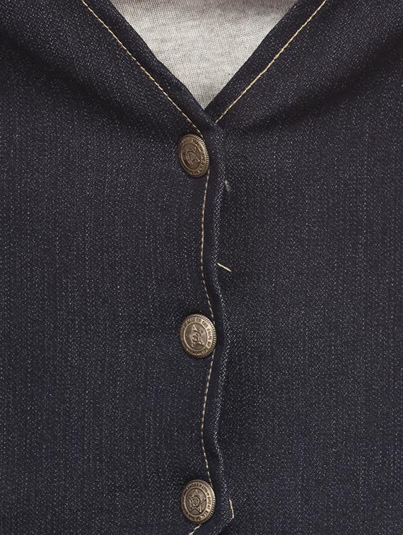 black denim summer jacket - 12197551 - Zoom Image - 4