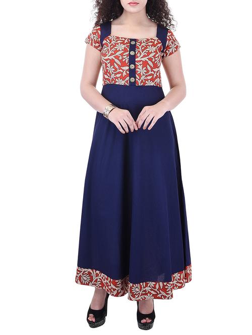 flared printed kurta - 12211878 - Standard Image - 1