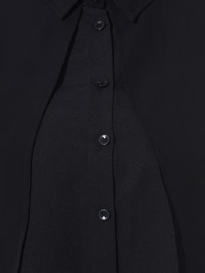 black georgette shirt - 12257499 - Standard Image - 4