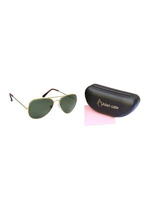 golden metal aviator men sunglass - 12259332 - Standard Image - 4