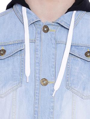 blue cotton denim jacket - 12268726 - Standard Image - 4