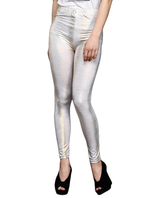 silver viscose leggings - 12290554 - Very Small Image - 1