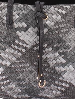 multi braided leatherette tote - 12333673 - Standard Image - 4
