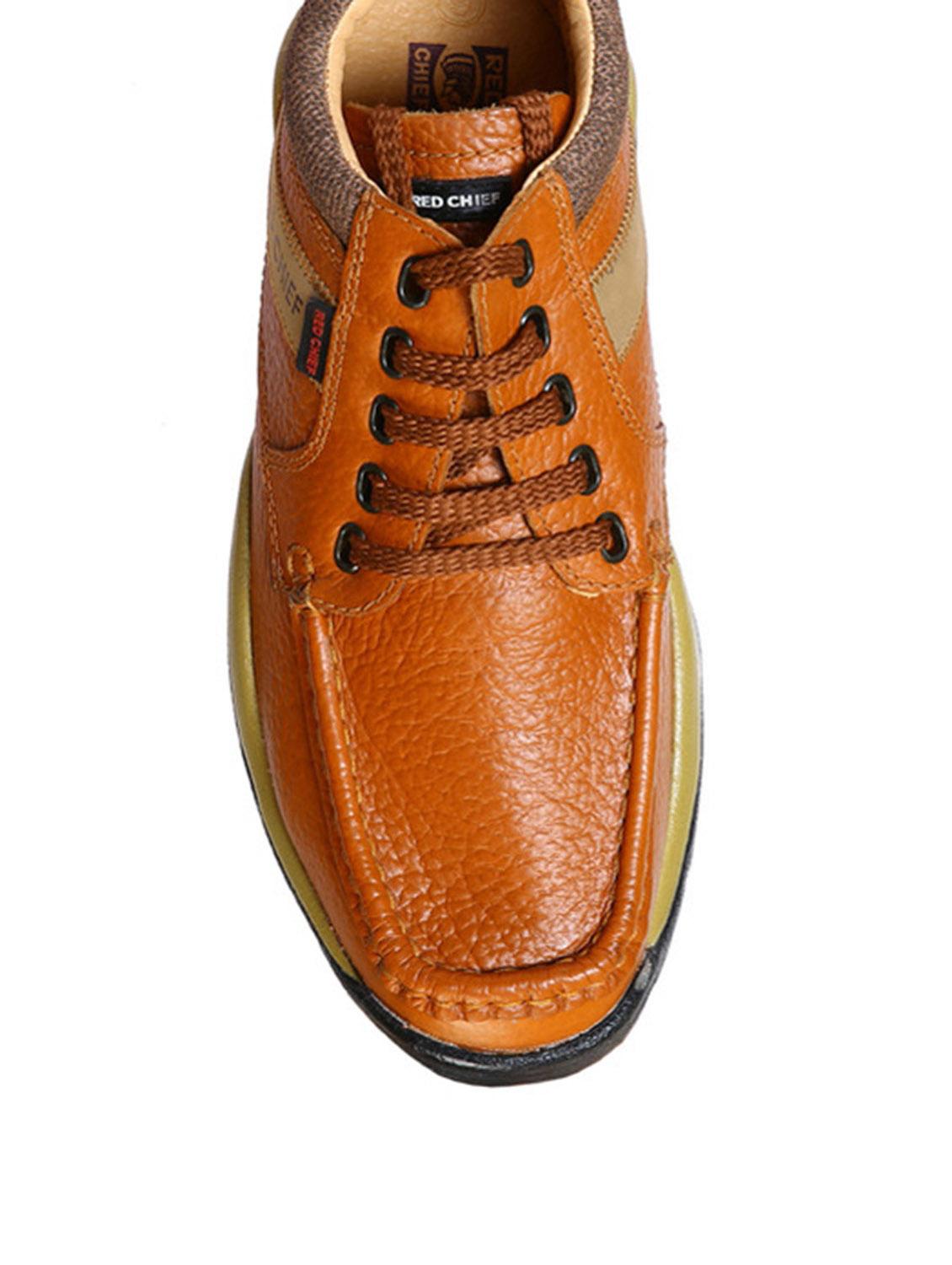 tan leather lace up boots - 12336397 - Zoom Image - 4
