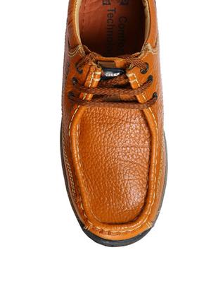 tan Leather lace up boots - 12336421 - Standard Image - 4