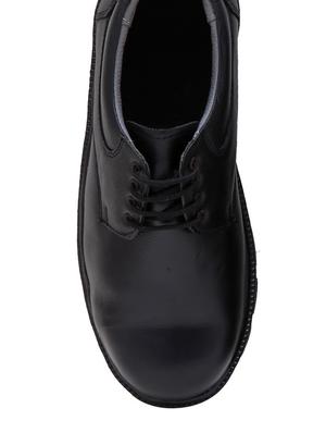 black Leather lace up boot - 12340968 - Standard Image - 4