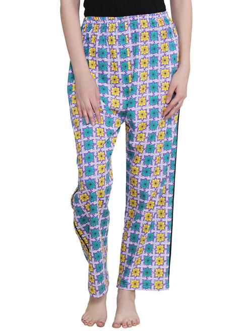 multi colored cotton pajama - 12365655 - Standard Image - 1