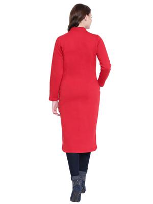 mandarin neck button up high low tunic - 12375435 - Standard Image - 4