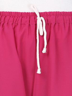 pink georgette palazzos - 12405639 - Standard Image - 4