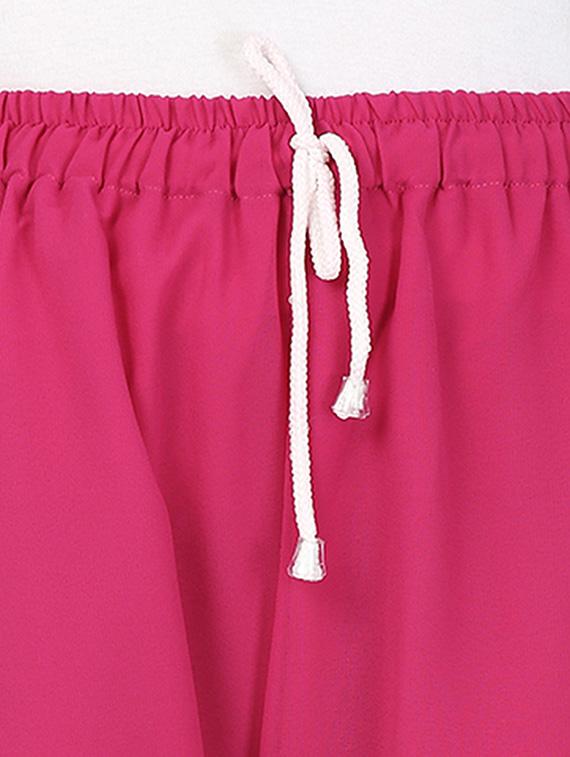pink georgette palazzos - 12405639 - Zoom Image - 4
