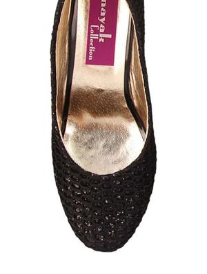 black mesh pump - 12407609 - Standard Image - 4