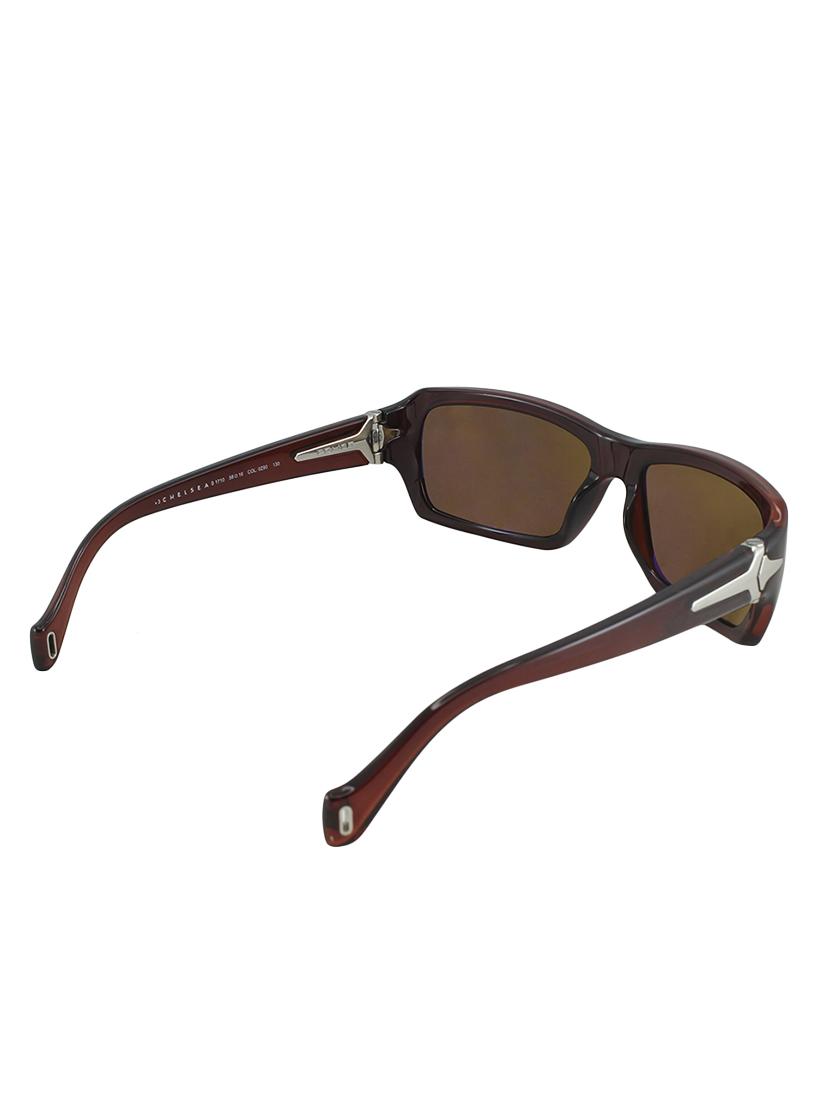 brown plastic rectangle men sunglass - 12442288 - Zoom Image - 4