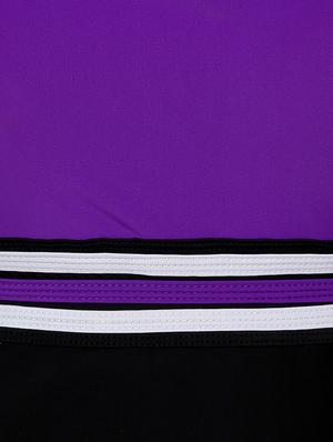purple cotton functional swimsuit - 12449720 - Standard Image - 4