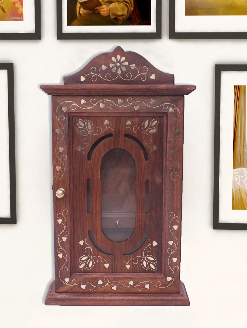 Brown sheesham wood key box - 1245505 - Zoom Image - 4