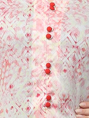 pink cotton straight kurta - 12455946 - Standard Image - 4