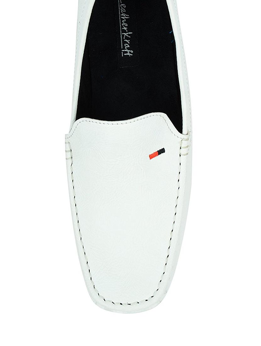 white color, slip on loafers - 12460952 - Zoom Image - 4