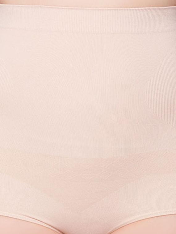 beige cotton shaper brief - 12470007 - Zoom Image - 4