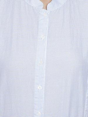 blue striped cotton top - 12479023 - Standard Image - 4