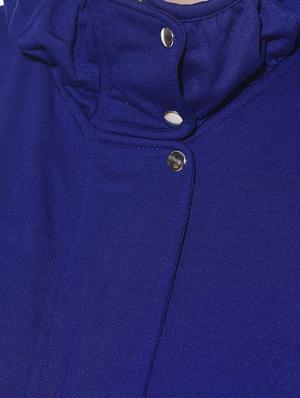 solid blue fleece jacket - 12507006 - Standard Image - 4
